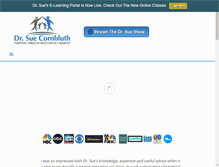 Tablet Screenshot of drsueandyou.com